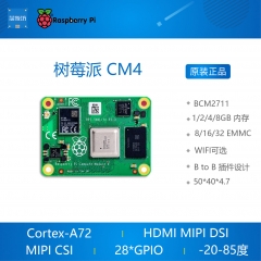 树莓派 CM4 raspberry pi cm4 计算 模块核心板Compute module4 C
