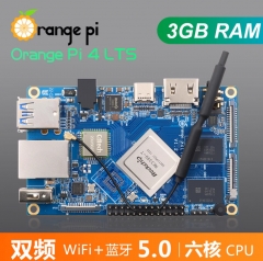Orange Pi4 Lts（3GB）香橙派瑞芯微RK3399支持蓝牙wifi安卓linux PI4