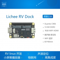 lichee RV Dock 开发板全志D1开发板 Linux入门套件RISC-V 荔枝派 单机底板