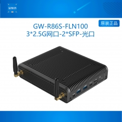 新款国伟FLN100 R86S无风扇12代处理器10G万兆 2.5G 万兆迷你主机 R86S-FLN100