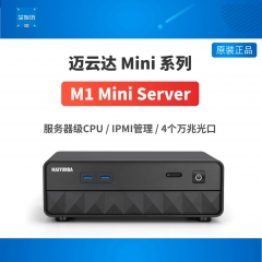 M1 Mini server 迷你服务器 主机 多光口万兆 M1 16G/无硬盘